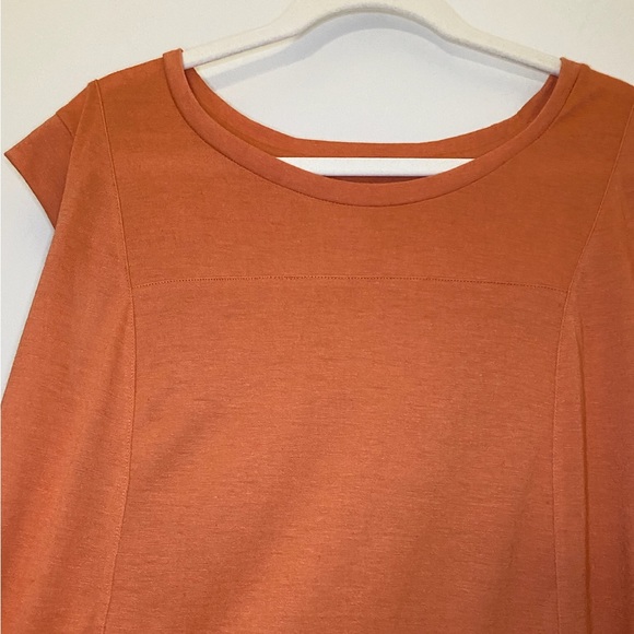 New! Roaman's 1X 22/24 Orange Woman's Tank Top Shirt - Perfect for Fall! - Picture 5 of 6